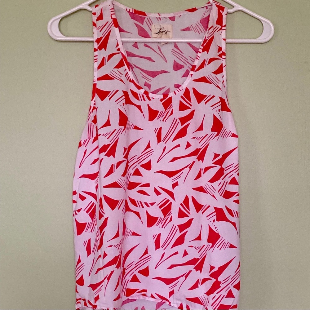 Levi’s pink and white racerback tank